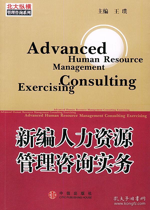 新編人力資源管理咨詢實務(wù) 現(xiàn)代企業(yè)必備的服務(wù)指南
